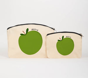 Apple cosmetic bag