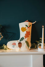 Load image into Gallery viewer, Children&#39;s autumn Christmas stocking
