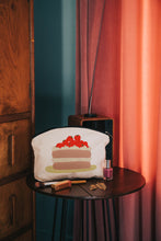 Load image into Gallery viewer, Strawberry cake cosmetic bag
