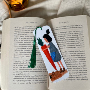 Carrot lady bookmark