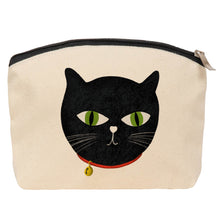 Load image into Gallery viewer, Cat head cotton pouch
