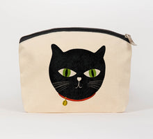 Load image into Gallery viewer, Cat head cotton pouch

