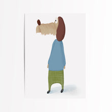 Load image into Gallery viewer, Dog (Clarence) greeting card
