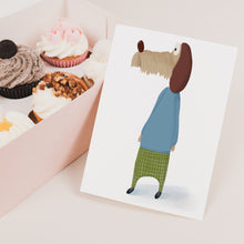 Load image into Gallery viewer, Dog (Clarence) greeting card
