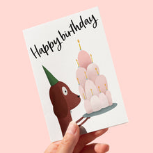 Load image into Gallery viewer, Jelly cake birthday card
