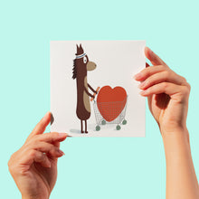 Load image into Gallery viewer, Donkey greeting card
