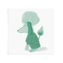 Load image into Gallery viewer, Green dog greeting card
