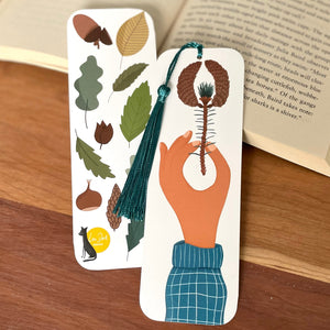 Pine cone bookmark