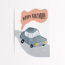 Load image into Gallery viewer, Car birthday card
