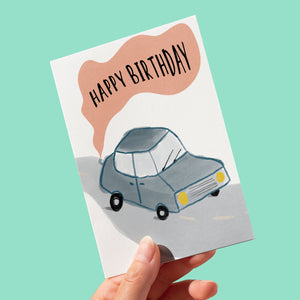 Car birthday card
