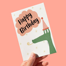 Load image into Gallery viewer, Frank with hat birthday card

