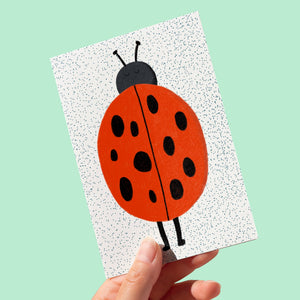 Ladybird greeting card