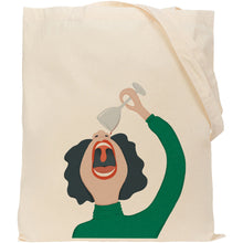 Load image into Gallery viewer, Wine reusable, cotton, tote bag
