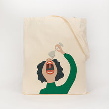 Load image into Gallery viewer, Wine reusable, cotton, tote bag
