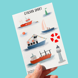 Nautical sticker sheet