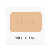 Load image into Gallery viewer, Nice biscuit greeting card
