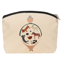 Load image into Gallery viewer, There was an old lady cosmetic bag
