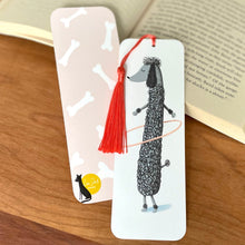 Load image into Gallery viewer, Hula hoop poodle bookmark
