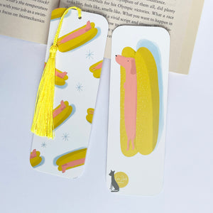 Sausage dog bookmark