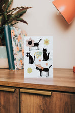 Load image into Gallery viewer, Summer cats greeting card
