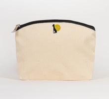 Load image into Gallery viewer, Brown hairy dog cosmetic bag

