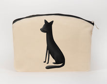 Load image into Gallery viewer, Black cat cosmetic bag

