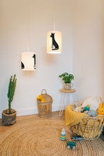 Load image into Gallery viewer, Black cat lamp shade/ceiling shade
