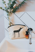 Load image into Gallery viewer, Long legged dog cosmetic bag

