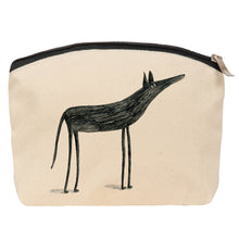 Load image into Gallery viewer, Long legged dog cosmetic bag
