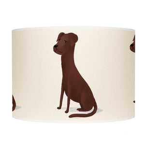 Brown dog lamp shade/ceiling shade