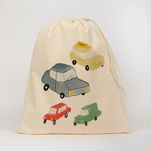 Cars drawstring bag