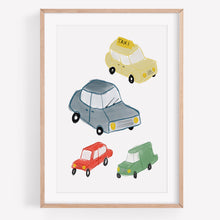 Load image into Gallery viewer, Cars art print
