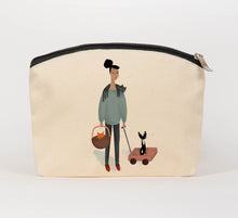 Load image into Gallery viewer, Cat lady cosmetic bag
