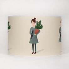Load image into Gallery viewer, Plant cat lady lamp shade/ceiling shade

