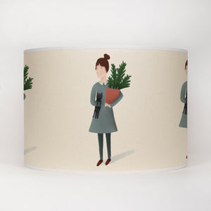 Plant cat lady lamp shade/ceiling shade