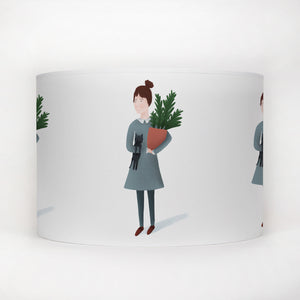 Plant cat lady lamp shade/ceiling shade