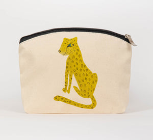 Cheetah cosmetic bag
