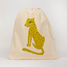 Load image into Gallery viewer, Cheetah drawstring bag
