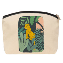 Load image into Gallery viewer, Cheetah in the jungle cosmetic bag
