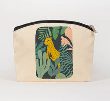 Load image into Gallery viewer, Cheetah in the jungle cosmetic bag
