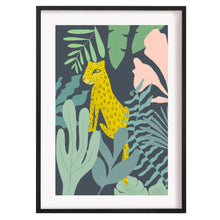 Load image into Gallery viewer, Cheetah in the jungle art print
