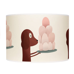 Dog with jelly lamp shade/ceiling shade