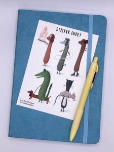 Animals sticker sheet