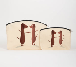 Dogs cosmetic bag