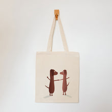 Load image into Gallery viewer, Dogs reusable, cotton, tote bag

