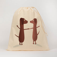 Load image into Gallery viewer, Dogs drawstring bag
