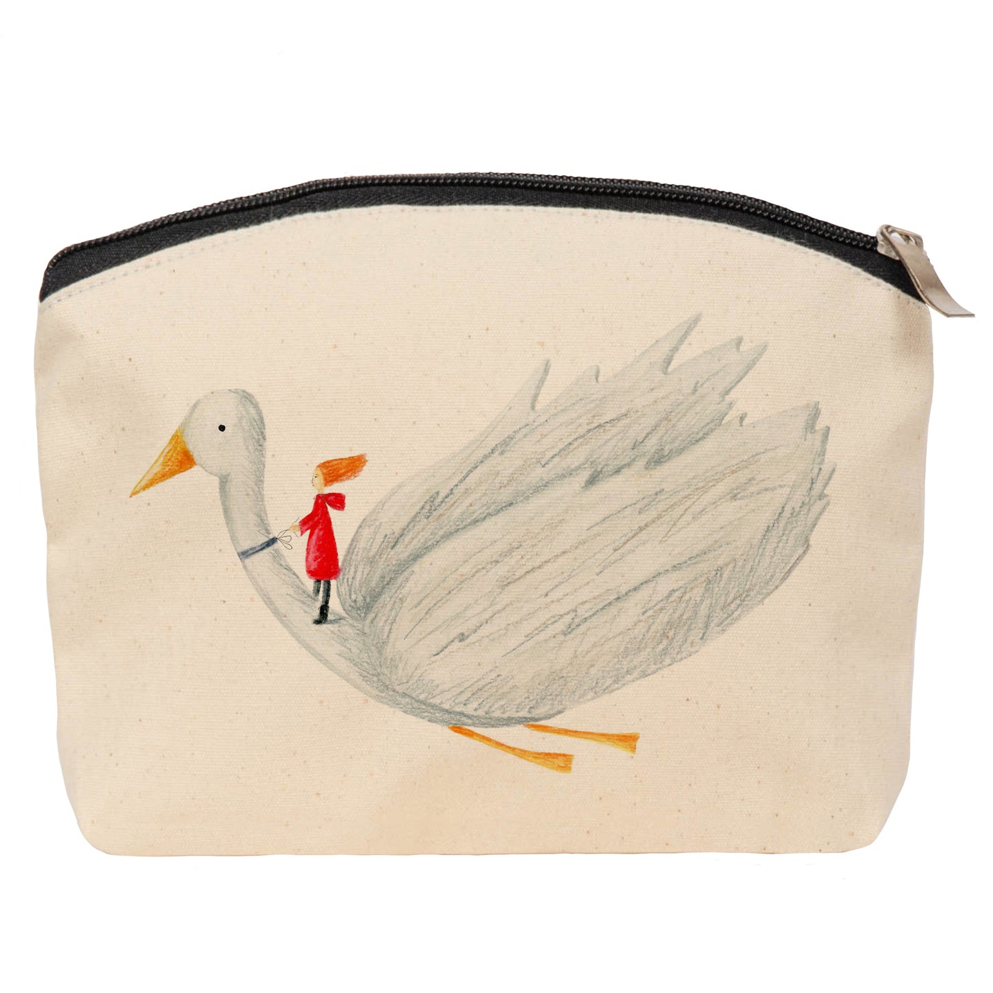 Flying duck cosmetic bag