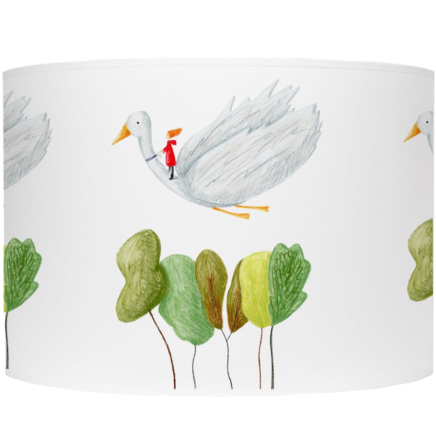 Flying duck over trees lamp shade/ceiling shade