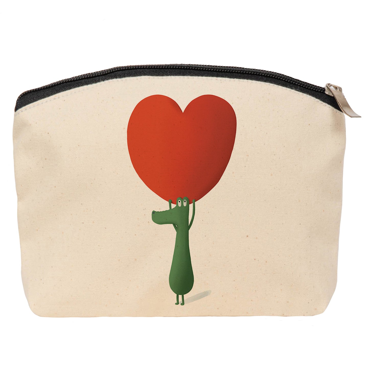 Frank with heart cosmetic bag