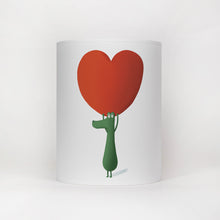 Load image into Gallery viewer, Frank with heart lamp shade/ceiling shade
